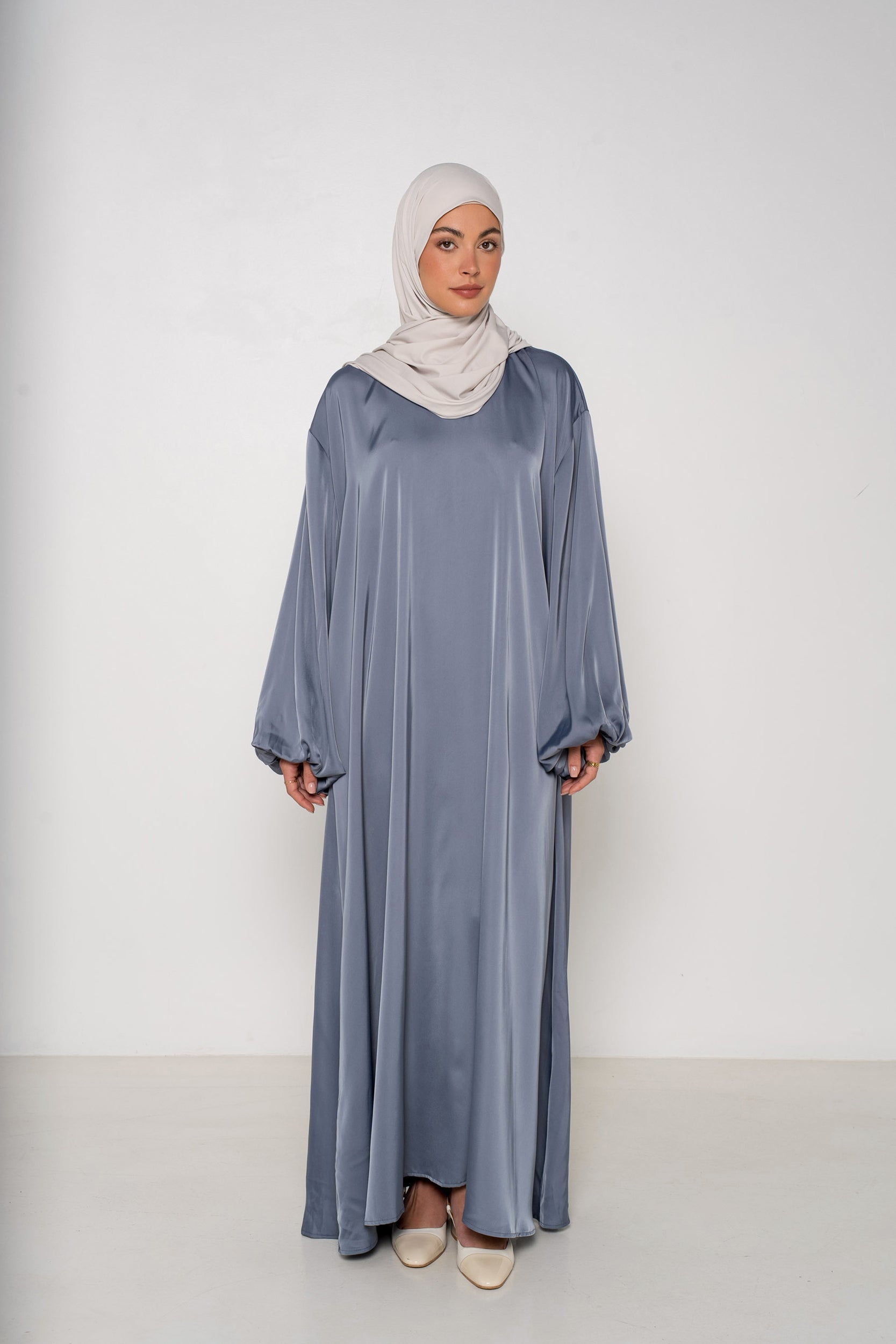 Abaya manche bouffante