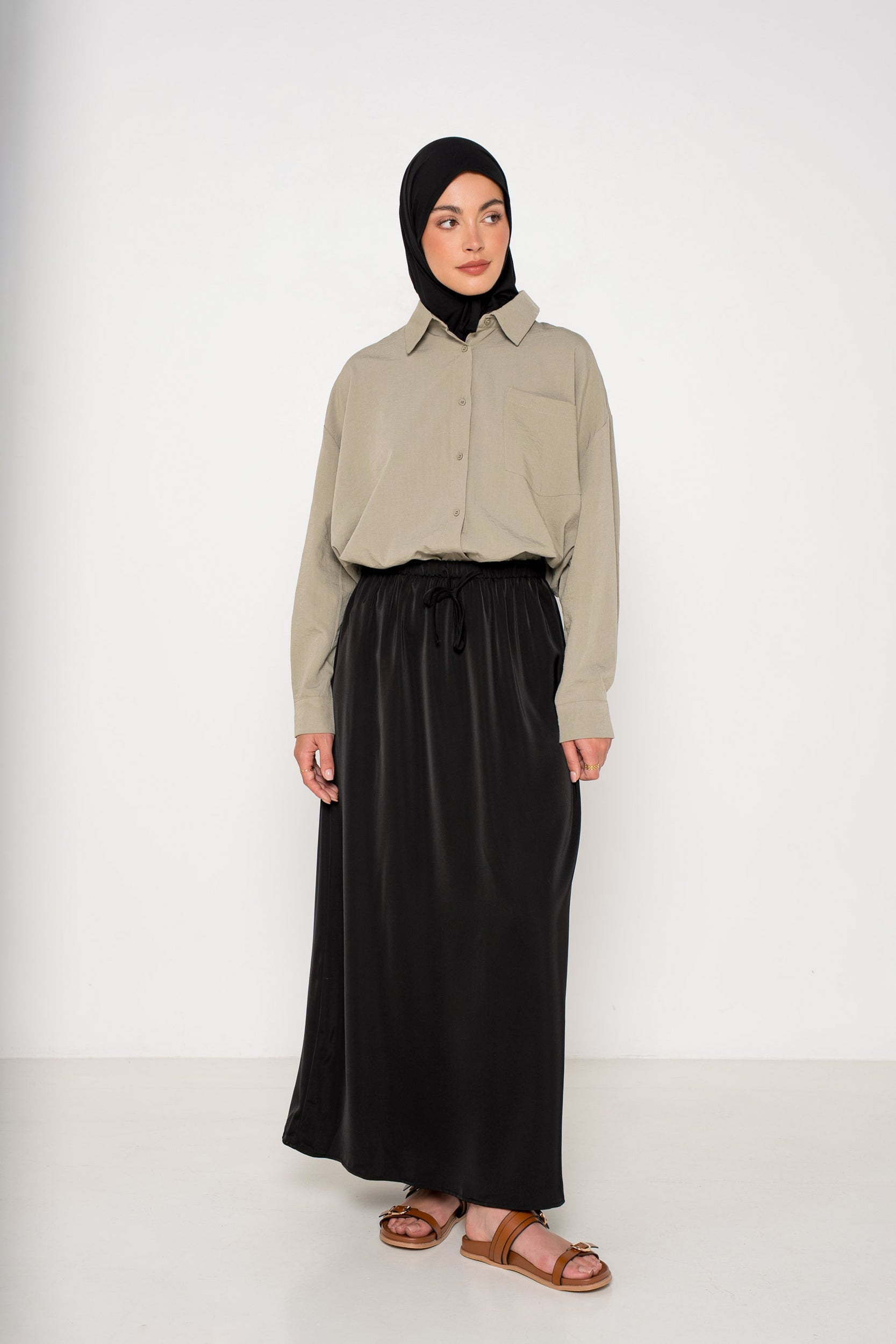 Jupe en satin