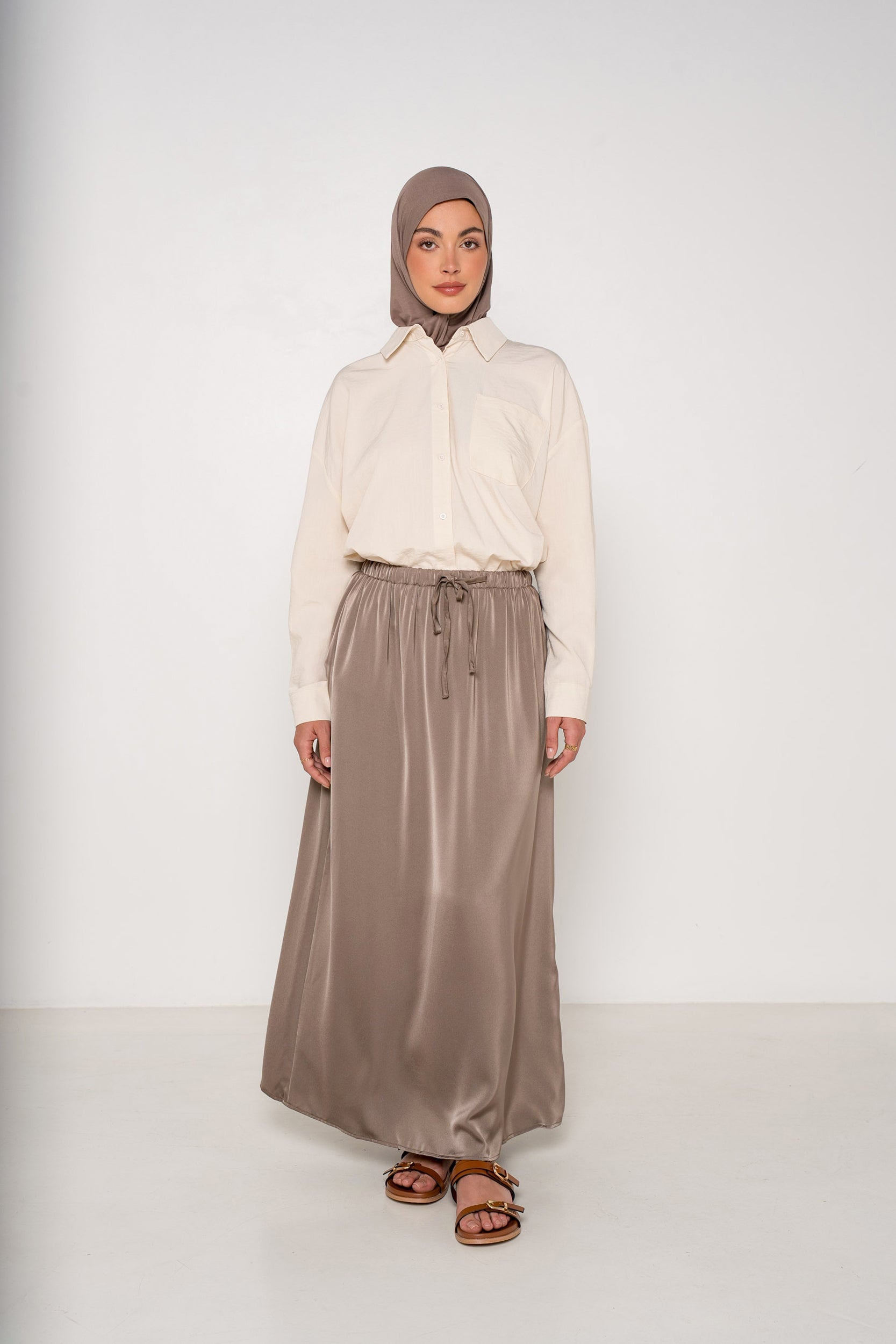 Jupe satin
