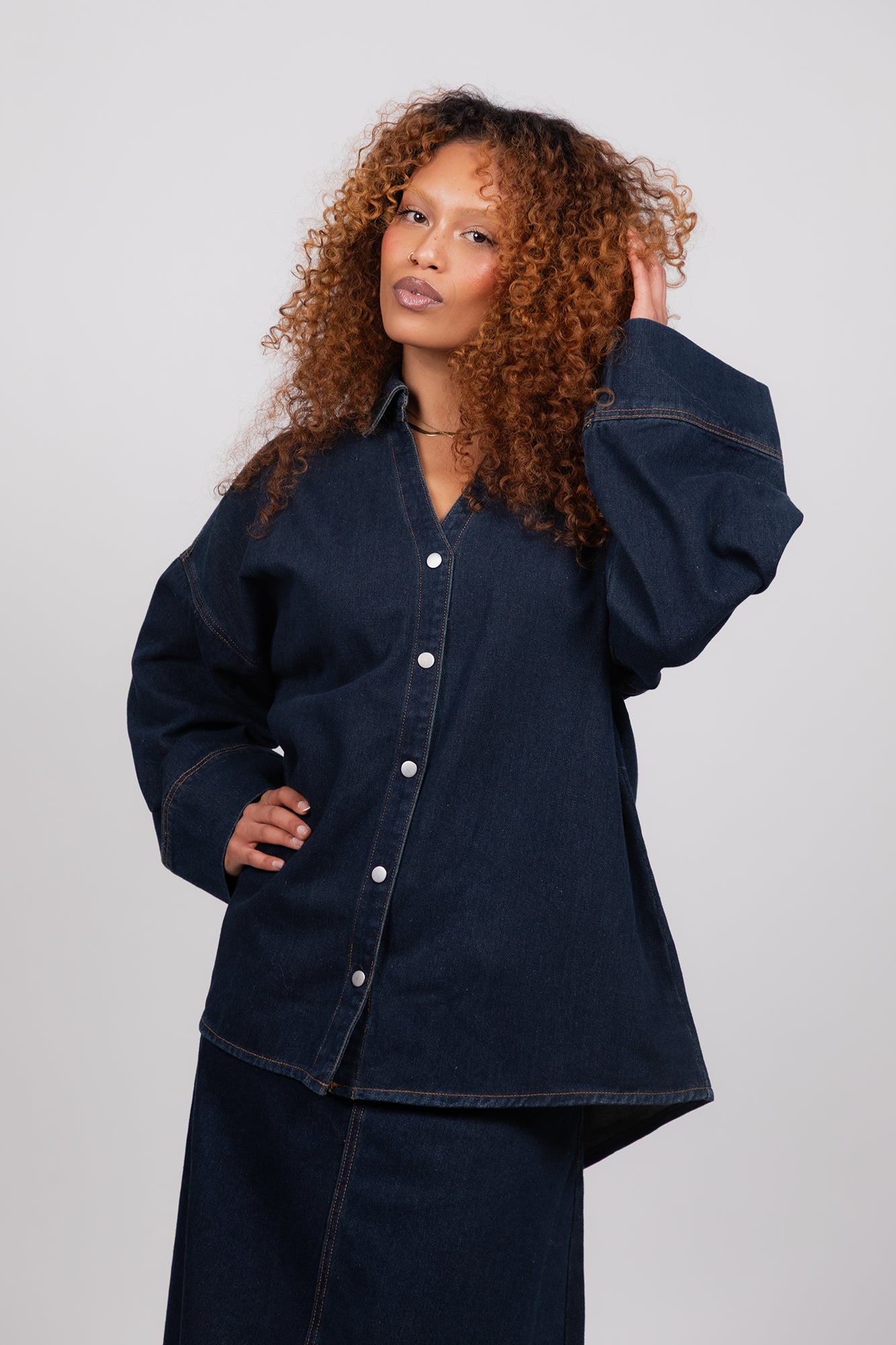 Zahra denim jacket – Hejah Exclusive Zahra denim jacket – Hejah Exclusive